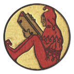 Reading Gnome Sticker