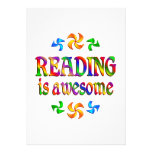 Reading is Awesome Custom Announcement