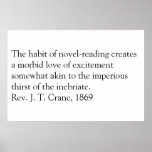 Reading is evil. posters