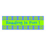 Reading Is Fun Bookmarks business cards