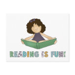 Reading Is Fun! postcards