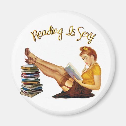 Reading is Sexy Fridge Magnet