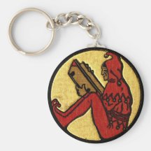 Reading Jester Key Chain