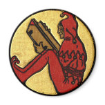 Reading Jester Refrigerator Magnet
