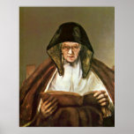Reading old woman by Rembrandt van Rijn Posters