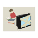 Reading Postcard