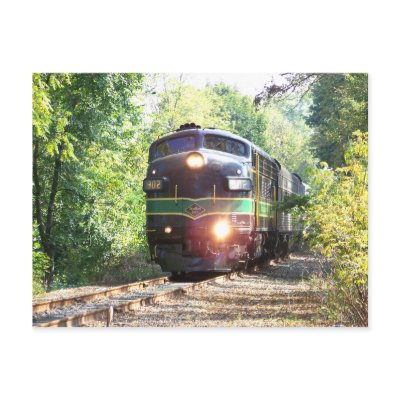 Reading Railroad Lines FP7 Diesel Locomotive 902 Post Card by stanrail