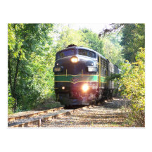 Reading Railroad Lines FP7 Diesel Locomotive 902 Post Card
