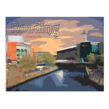 Reading Riverside Postcard