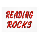 Reading ROCKS Personalized Invitations