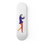 Reading while Walking skateboards