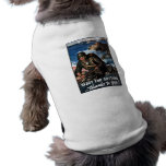 Ready For Anything -- WW2 Poster Doggie T-shirt