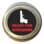 Ready for Intruders Gun Security stickers