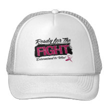 Ready For The Fight Throat Cancer Trucker Hat