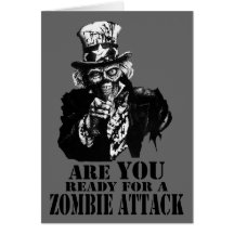 Ready For Zombie Attack Greeting Card