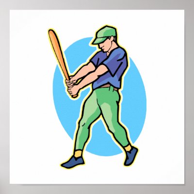 ready to bat Posters