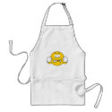 Ready to Fight Smiley Face aprons