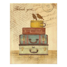 Ready To Fly Flat Thank You Card Custom Invitation