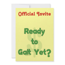 Ready To Galt Yet Personalized Announcement