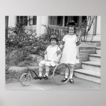 Ready to Ride, 1922 Print