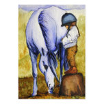 Ready to Ride (Unicorn) ACEO Art Trading Cards business cards