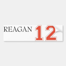 Reagan 2012 bumper stickers