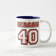 Reagan # 40 mug