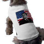 Reagan and The American Flag Dog T-shirt