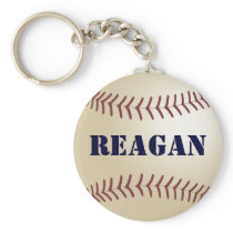 Reagan Baseball Keychain by 369MyName
