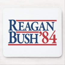 Reagan Bush 84 1984 vintage retro campaign Mouse Pads