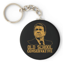Reagan Bush Old School Conservative vintage tshirt Key Chains