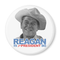 Reagan Cowboy 1980 magnets