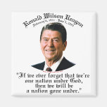 Reagan Nation Under God Refrigerator Magnet