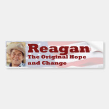 Reagan - Original Hope and Change Bumper Sticker