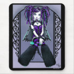 "Reagan" Purple Cyber Goth Fairy Mousepad