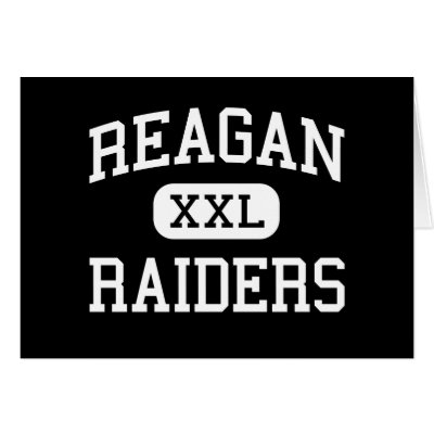 REAGAN - Raiders - HIGH - Winston Salem Greeting Cards by customteamsportswear
