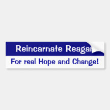 Reagan Reincarnation Bumper Sticker