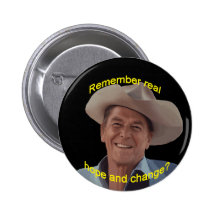 Reagan Remember Real Hope Button