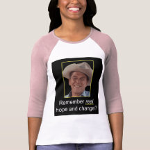 Reagan Remember Real Hope Raglan Shirt