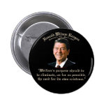 Reagan Welfare Quote Pins