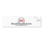 Real 911 Dispatchers Bumper Sticker bumper stickers