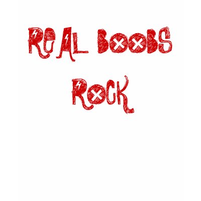 Real Boobs Rock Tank Top by philthygirl