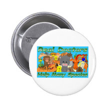 Real doctors treat all species - full colour buttons