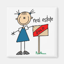 Real Estate Agent Refrigerator Magnets