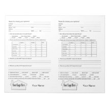 Real Estate Open House Feedback Notepad