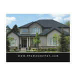 Real Estate Postcards Beige Stucco House