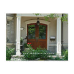 Real Estate Postcards Home Entrance House