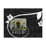 Real Estate / Realtor Postcard Customisable Black
