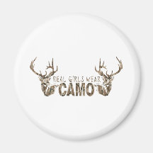 REAL GIRLS WEAR CAMO MAGNET