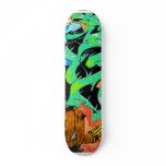 Real Graffiti Urban Boy Chillin Skate Board skateboards